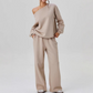 📢📢50%Rabatt!!!🎉✨Freizeit-Zweiteiler: Langarm-Pullover und Hose