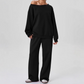 📢📢50%Rabatt!!!🎉✨Freizeit-Zweiteiler: Langarm-Pullover und Hose