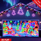 🎁🎄Solange der Vorrat reicht 50 % Rabatt!🎅UV-fluoreszierendes Weihnachtsbanner✨