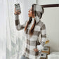 📢📢50%Rabatt!!!🍂🧥Karierte Kapuzenjacke für Damen mit Reißverschluss✈Versandkostenfrei