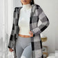 📢📢50%Rabatt!!!🍂🧥Karierte Kapuzenjacke für Damen mit Reißverschluss✈Versandkostenfrei