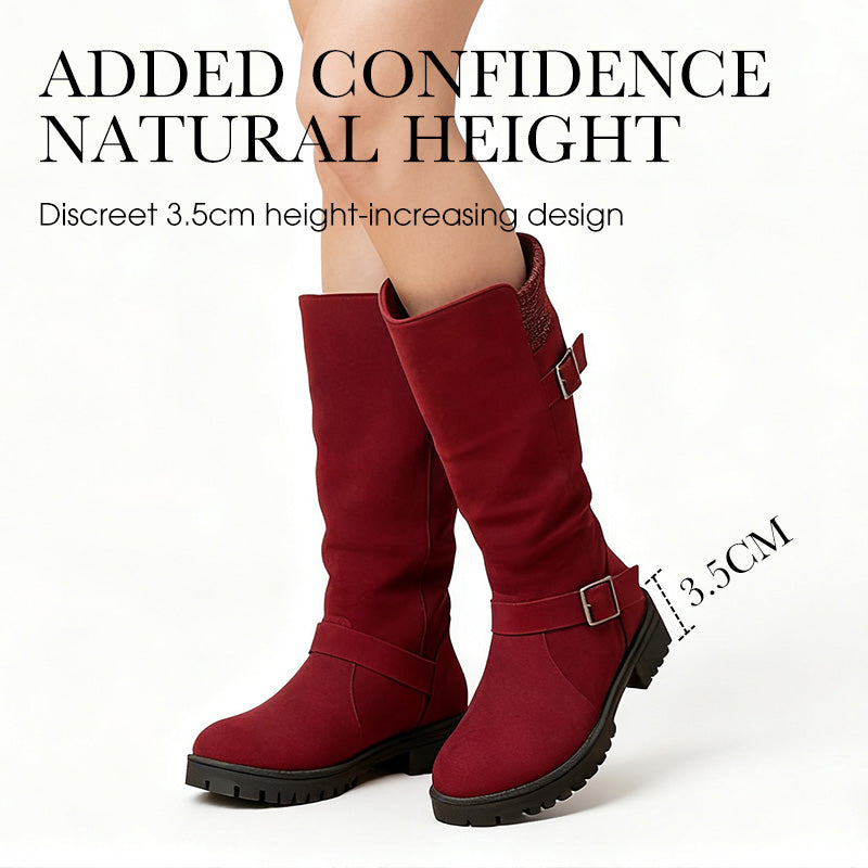 💖Black-Friday-Mega-Angebot – 50 % Rabatt!💖Damen Slouchy Boots bis zur mittleren Wade