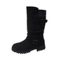 📢📢50%Rabatt!!!💎❄️ Bestseller – Shorty-Stiefel mit Schnallen – perfekt für kalte Tage
