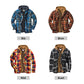 📢📢50%Rabatt!!!🎉✨Gesteppte, gefütterte Karojacke mit Kapuze für Herren