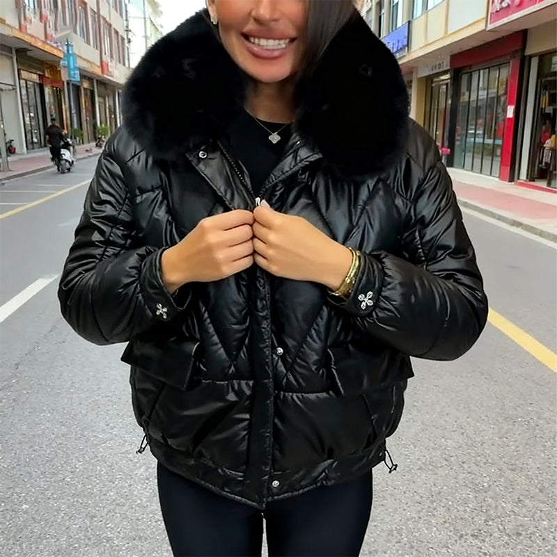 Lässige, warme, locker sitzende Baumwolljacke für Damen🔥Kostenloser Versand🔥