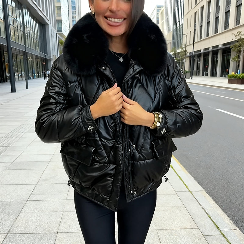 Lässige, warme, locker sitzende Baumwolljacke für Damen🔥Kostenloser Versand🔥