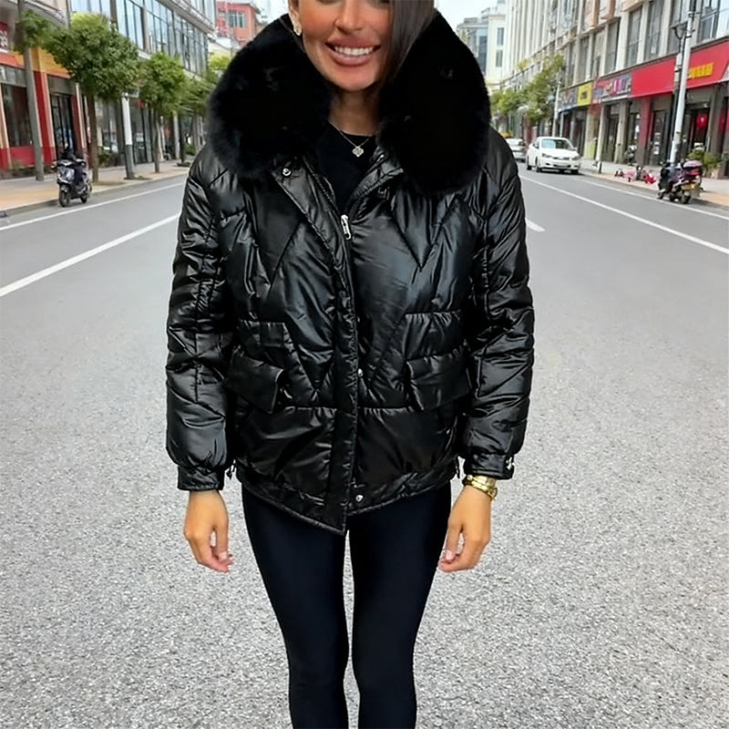 Lässige, warme, locker sitzende Baumwolljacke für Damen🔥Kostenloser Versand🔥