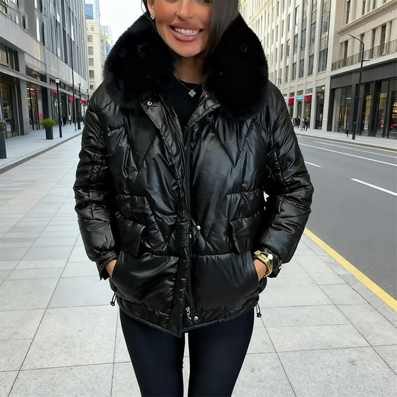 Lässige, warme, locker sitzende Baumwolljacke für Damen🔥Kostenloser Versand🔥