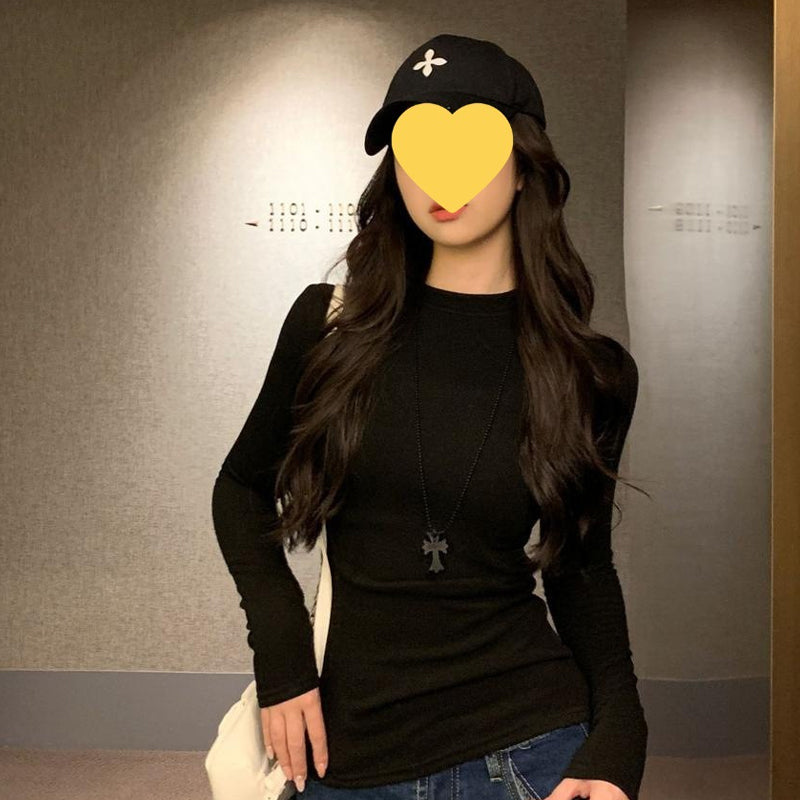 Thermoshirt für Damen, tailliert, langärmlig