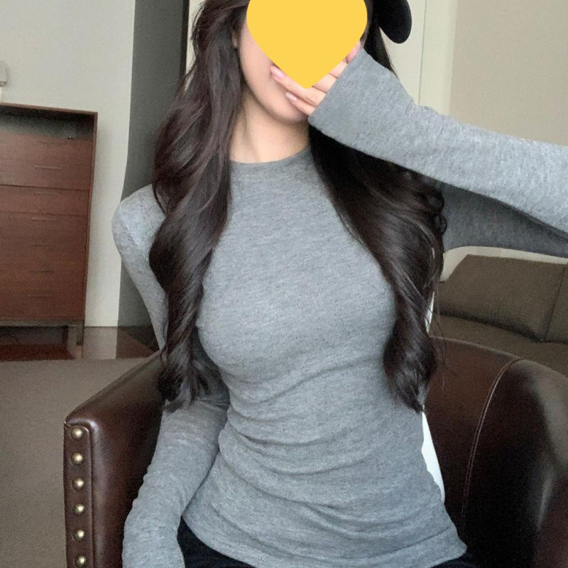 Thermoshirt für Damen, tailliert, langärmlig