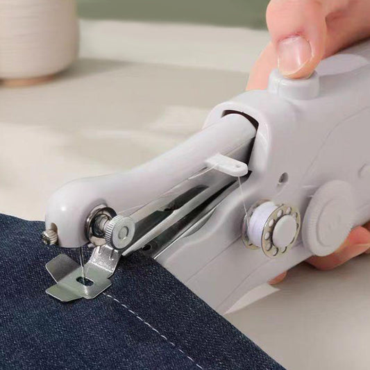 🧵 Mini Elektro-Nähmaschine – Leicht, Tragbar &amp; Einfach zu Bedienen! ✨