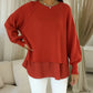 Damen-Pullover aus Strick, 2-teilig, Imitat