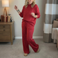📢📢50%Rabatt!!!🎉✨Damen-Glitzer-Zweiteiler: Pullover & Hose