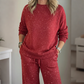 📢📢50%Rabatt!!!🎉✨Damen-Glitzer-Zweiteiler: Pullover & Hose