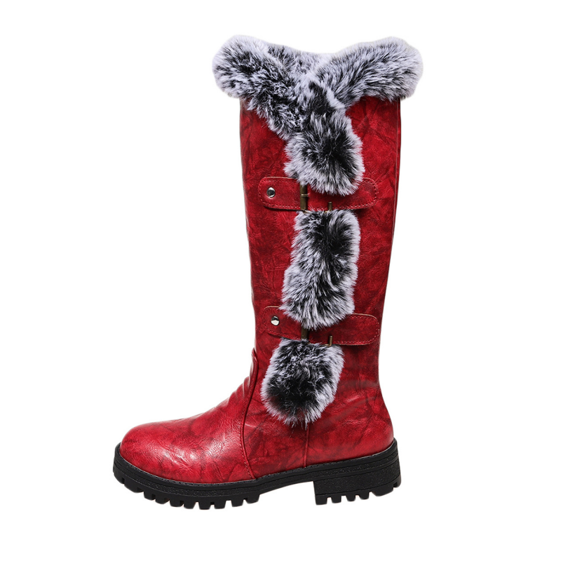 Winterstiefel für Damen mit Kunstfellbesatz