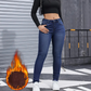 📢🎉50% Rabatt!!!🛍️✨Damen High-Stretch-Plüsch-gefütterte Skinny-Jeans