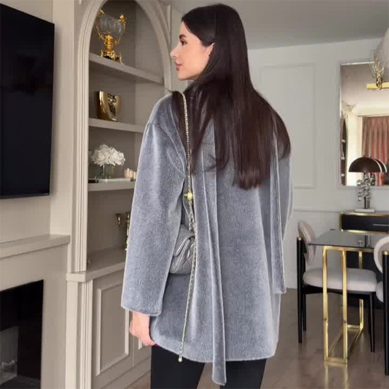 Elegante, warme Langarmjacke für Damen