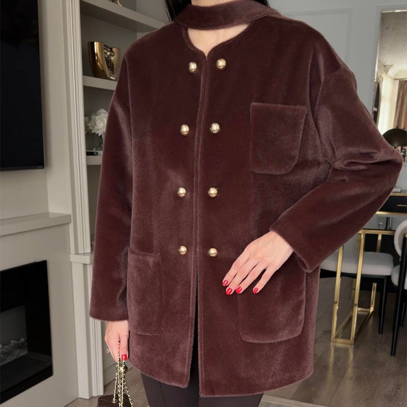 Elegante, warme Langarmjacke für Damen