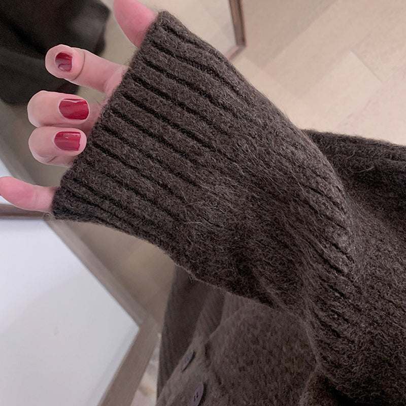 Loungewear-Set mit Stehkragen und lockerer Passform für Damen