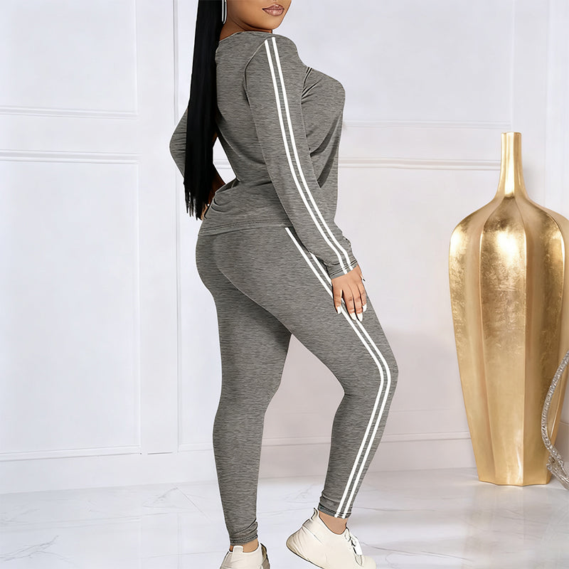 👚 50% RABATT JETZT! 🏃‍♀️ 2-teiliges Damen-Trainingsanzug-Set – Langärmlig, Atmungsaktiv & Perfekt für Sport oder Freizeit ✨📦