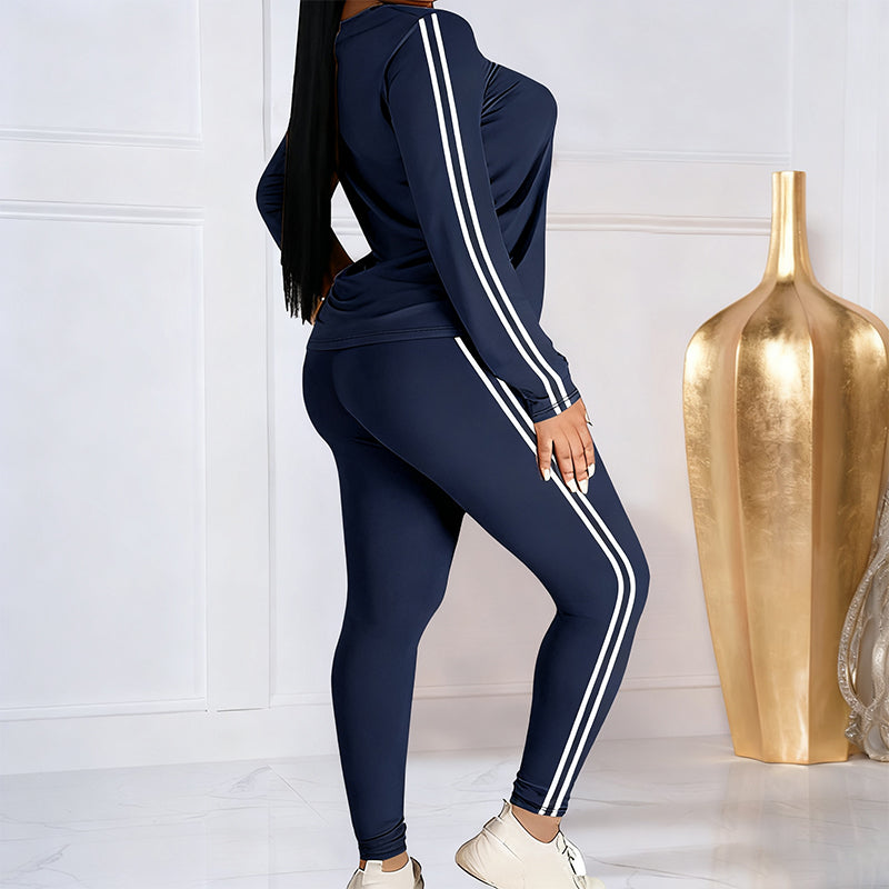👚 50% RABATT JETZT! 🏃‍♀️ 2-teiliges Damen-Trainingsanzug-Set – Langärmlig, Atmungsaktiv & Perfekt für Sport oder Freizeit ✨📦