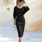 📢📢50%Rabatt!!!🌟💃 Elegantes, tailliertes und figurschmeichelndes Damenkleid🔥Kauf 2 Artikel versandkostenfrei