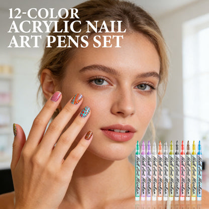 ✨🎅Weihnachtsangebote – Nur für kurze Zeit!⏰12er-Set Acryl-Nagelkunst-Stifte