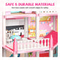 📢📢50% RABATT!!⏰DIY Leuchtendes Prinzessinnenschloss-Puppenhaus