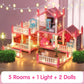 📢📢50% RABATT!!⏰DIY Leuchtendes Prinzessinnenschloss-Puppenhaus
