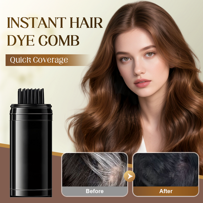 💇‍♀️ 50% RABATT! 🎉 Instant-Haarfärbekamm für Grau – Schnelle Abdeckung, Pflanzenbasierte Pflege & Leichte Anwendung ✨📦