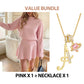 ✨✨Begrenzter Vorrat verfügbar, nicht verpassen!🌸Damen-Minikleid aus Strick mit Stehkragen und A-Linien-Schnitt👗