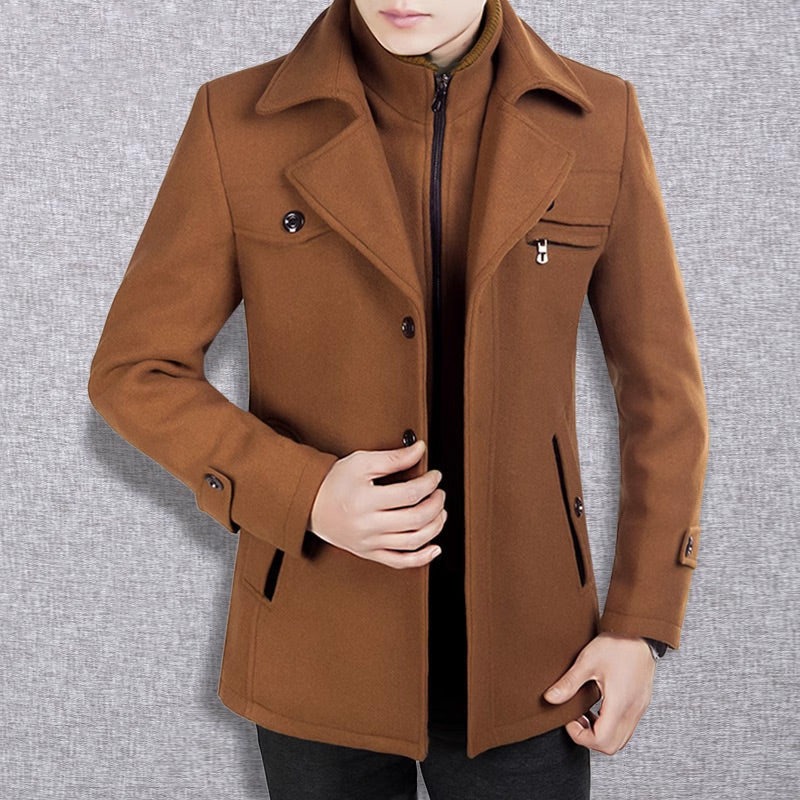 💎🧥 Neuheiten – Handgefertigter Herren-Tweedmantel