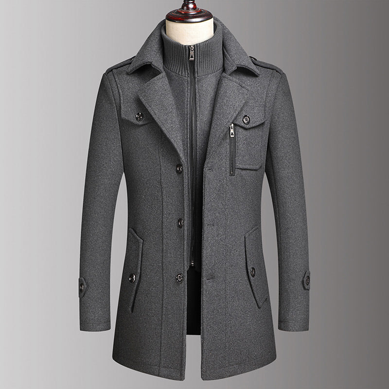 💎🧥 Neuheiten – Handgefertigter Herren-Tweedmantel