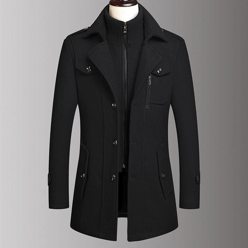 💎🧥 Neuheiten – Handgefertigter Herren-Tweedmantel