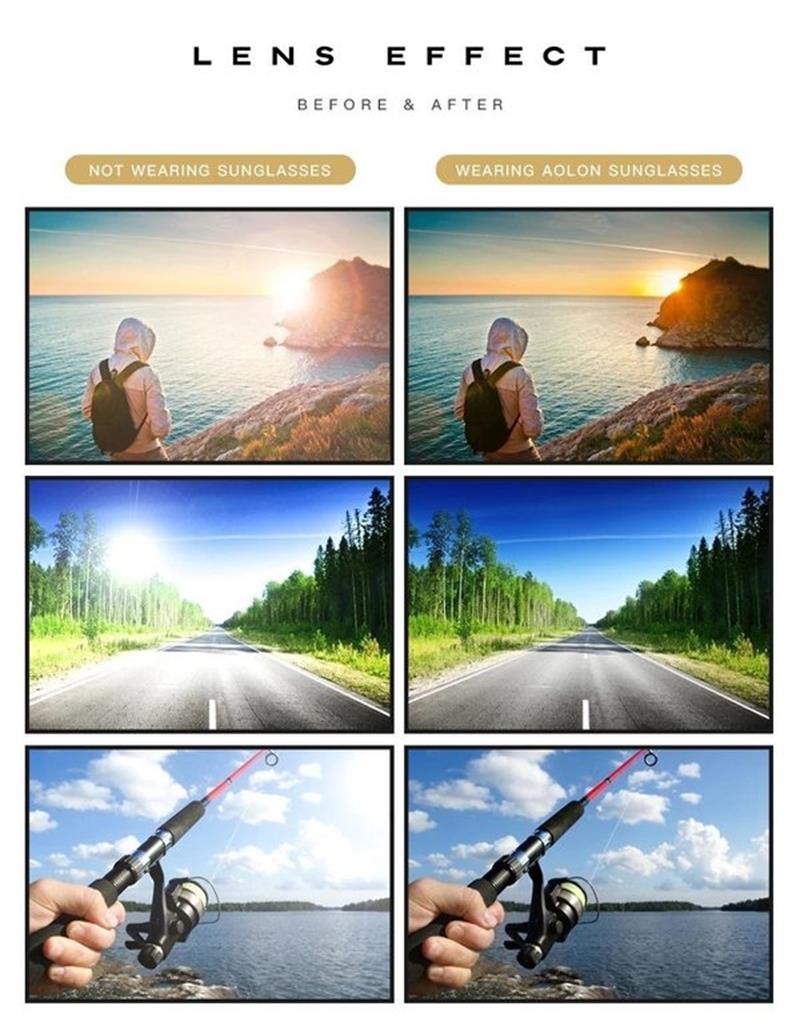 2026 Photochrome Sonnenbrille mit entspiegelten, polarisierten Gläsern