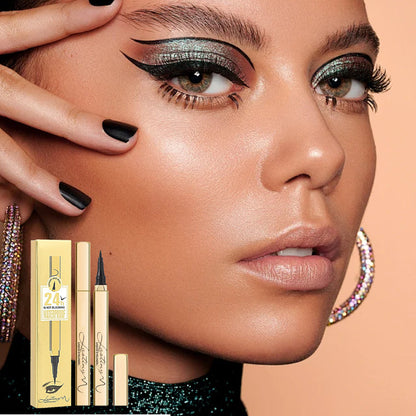 🔥🔥KAUFE 2, ERHALTE 1 GRATIS! 💫 Flüssiger Eyeliner – wasserfest & hält bis zu 24h | Schluss mit verwischten Linien!