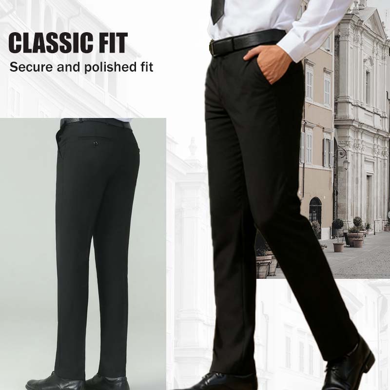 ✨ LIMITED-TIME 50% RABATT! 👔 Herren-Anzughose in klassischer Passform, leicht, lässig, mit Stretchanteil