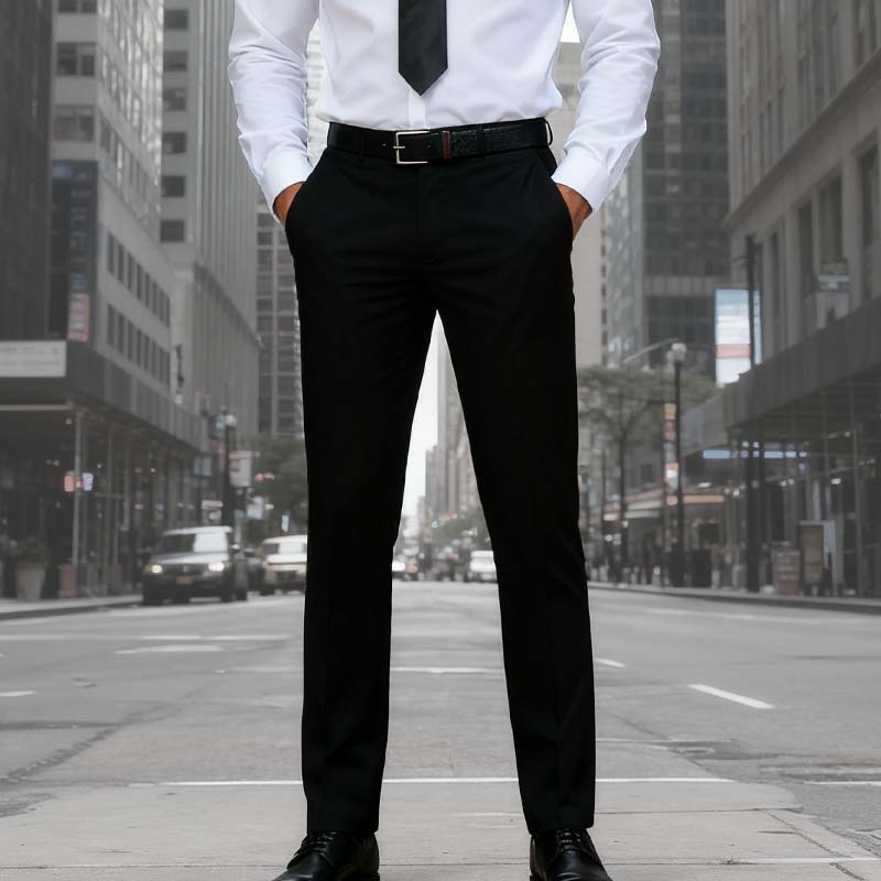 ✨ LIMITED-TIME 50% RABATT! 👔 Herren-Anzughose in klassischer Passform, leicht, lässig, mit Stretchanteil