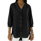 🌞Frühlingserwachen: 50% Rabatt!👕Damen Bluse mit Rüschen-V-Ausschnitt und High-Low-Saum