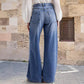 🔥🔥50% RABATT!🎁👖Damen Hochbund & Weitbein: Retro-Style, Bequeme Passform & Lässiger Look 👖✨