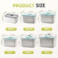 🥗 56% RABATT! 🧊 5er-Pack Kühlschrank-Organizer – Stapelbare Obstbehälter mit Herausnehmbarem Sieb, BPA-frei & Ideal Für Salat, Beeren & Gemüse 🥦