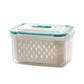 🥗 56% RABATT! 🧊 5er-Pack Kühlschrank-Organizer – Stapelbare Obstbehälter mit Herausnehmbarem Sieb, BPA-frei & Ideal Für Salat, Beeren & Gemüse 🥦