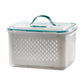 🥗 56% RABATT! 🧊 5er-Pack Kühlschrank-Organizer – Stapelbare Obstbehälter mit Herausnehmbarem Sieb, BPA-frei & Ideal Für Salat, Beeren & Gemüse 🥦