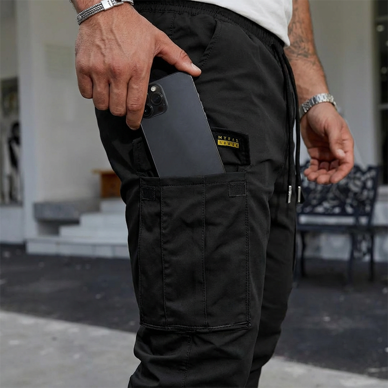 🌞 Sommerneuheiten – Jetzt bis zu 50% sparen! 💰 Lässige Cargohose für Herren mit Kordelzug