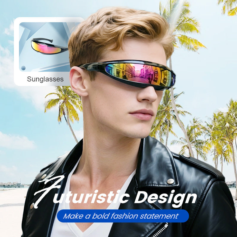 ⏳Letzter Tag: 50 % Rabatt!🔥Leichte, futuristische Shield-Sonnenbrille
