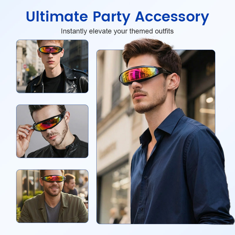 ⏳Letzter Tag: 50 % Rabatt!🔥Leichte, futuristische Shield-Sonnenbrille