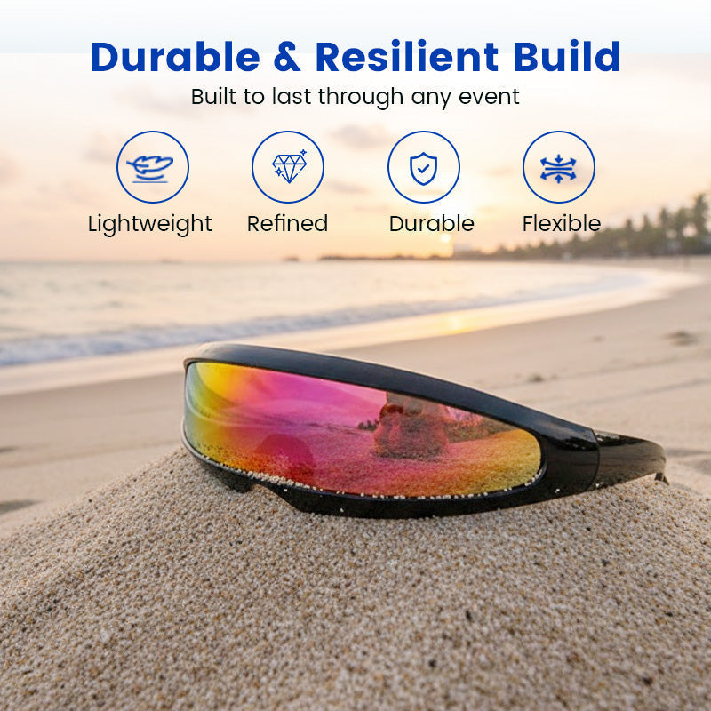 ⏳Letzter Tag: 50 % Rabatt!🔥Leichte, futuristische Shield-Sonnenbrille