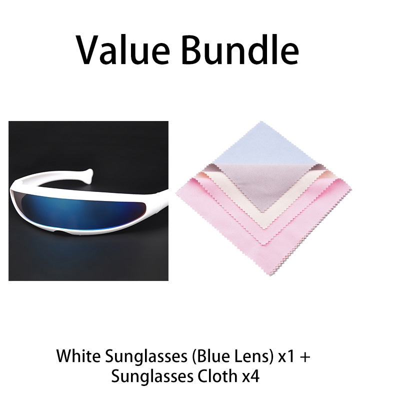 ⏳Letzter Tag: 50 % Rabatt!🔥Leichte, futuristische Shield-Sonnenbrille
