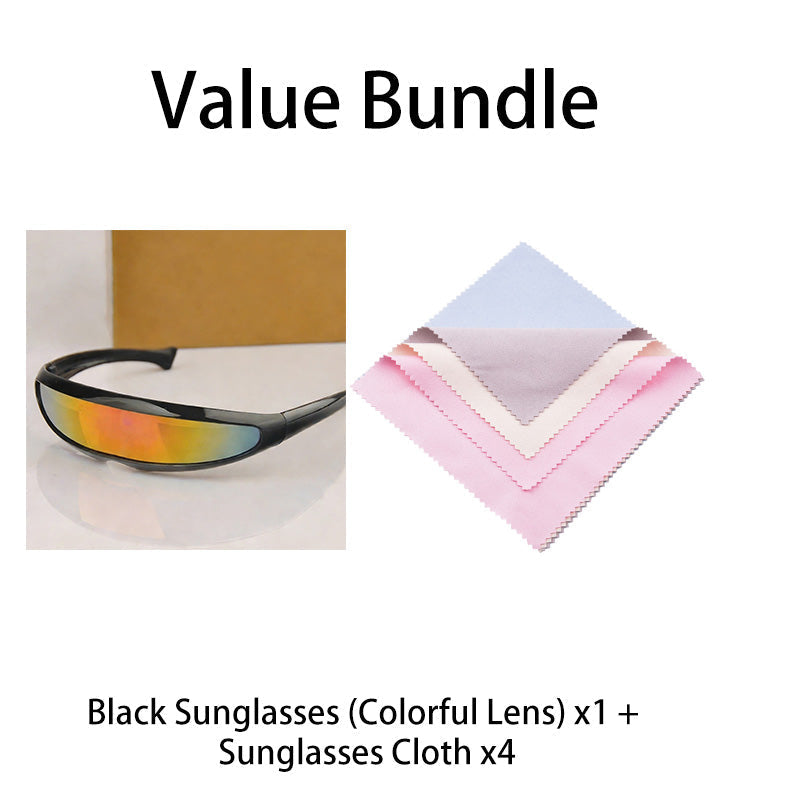⏳Letzter Tag: 50 % Rabatt!🔥Leichte, futuristische Shield-Sonnenbrille