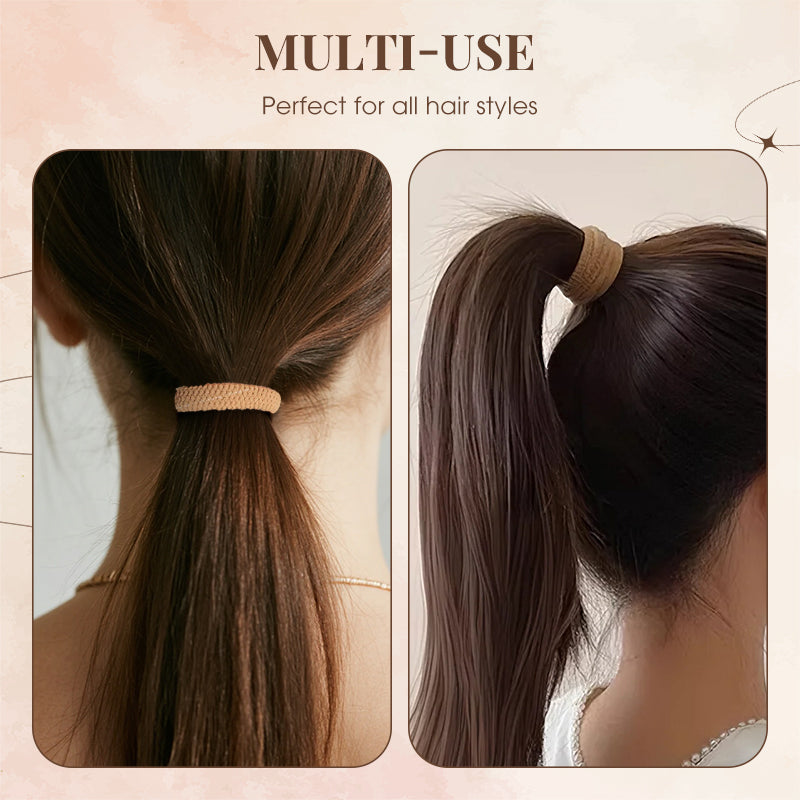 🔥2+1 GRATIS! Hochwertiges, breites Elastik-Haargummi – Komfortabel & Schonend 💖